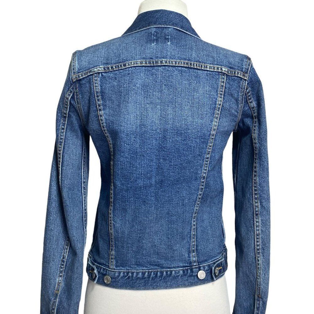 Gap Jean Jacket Button Front Size Extra Small - image 2